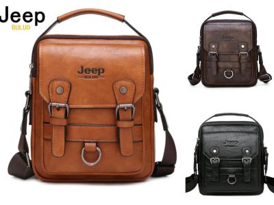 Men's Genuine Leather Shoulder Bag - Free Wallet